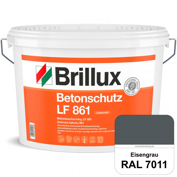 Betonschutz LF 861 (RAL 7011 Eisengrau) Wetterbeständige Lasur für mineralischen Untergründen z. B.