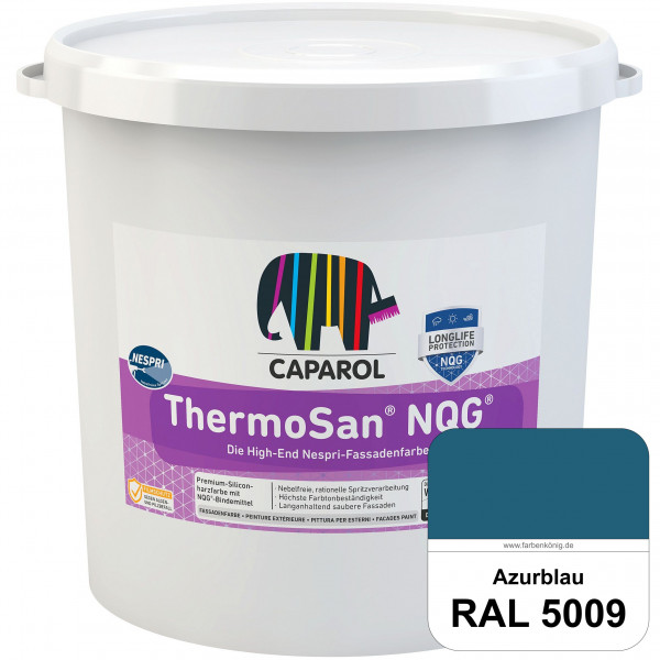 ThermoSan® NQG® Nespri (RAL 5009 Azurblau) Siliconharz-Bindemittelkombination mit integrierter Nano-