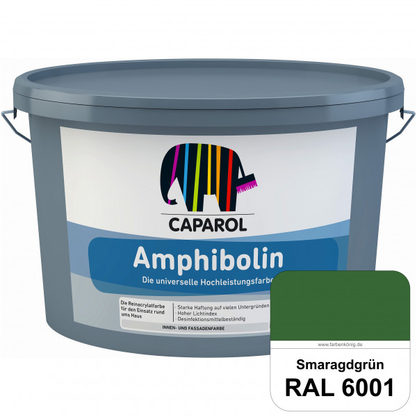 Amphibolin (RAL 6001 Smaragdgrün) Universalfarbe auf Reinacrylbasis innen & außen