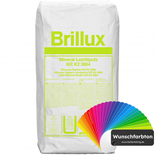 Mineral-Leichtputz KR K2 3664 (Wunschfarbton)