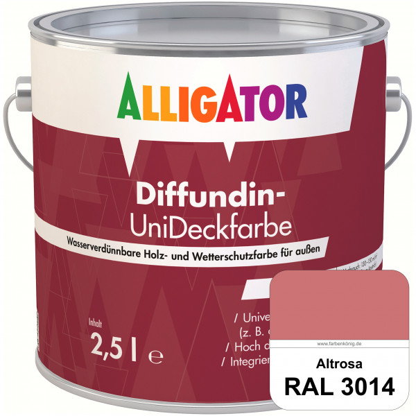 ALLIGATOR Diffundin-UniDeckfarbe (RAL 3014 Altrosa)