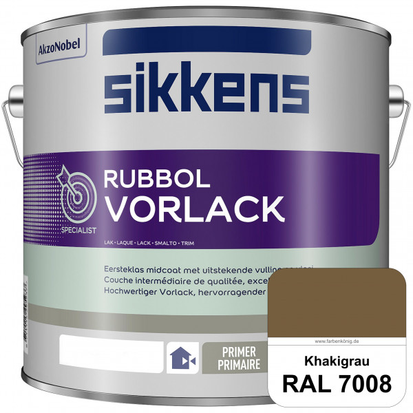 Rubbol Vorlack (RAL 7008 Khakigrau) Aromatenfreier Vorlack der Spitzenklasse (außen & innen)