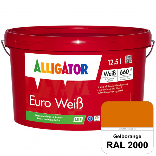 Euro Weiß LKF (RAL 2000 Gelborange)