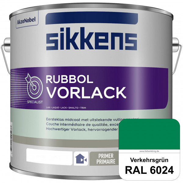 Rubbol Vorlack (RAL 6024 Verkehrsgrün) Aromatenfreier Vorlack der Spitzenklasse (außen & innen)
