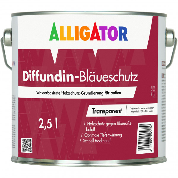 Diffundin-Bläueschutz (B-Ware) - 2,5 Liter (Farblos)