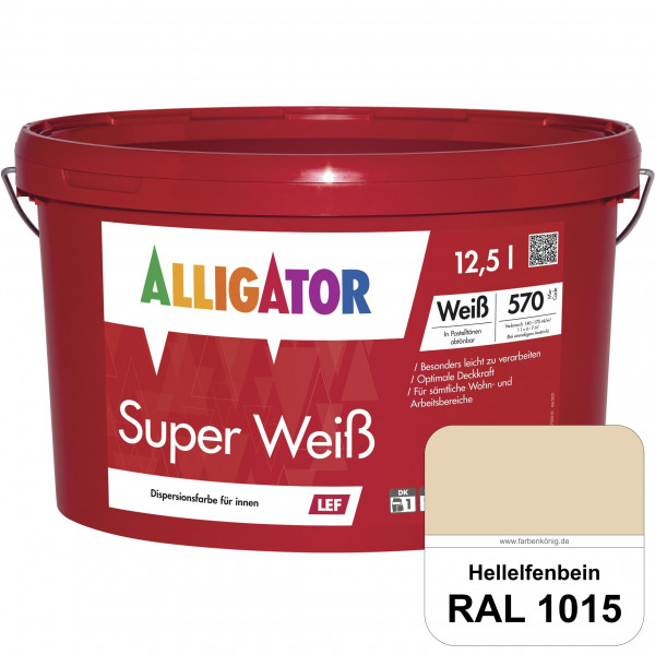 Super Weiß LEF (RAL 1015 Hellelfenbein)