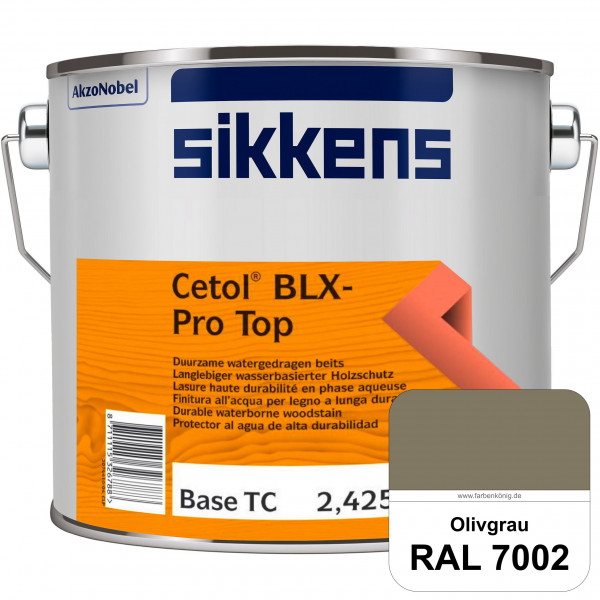 Cetol BLX-Pro Top (RAL 7002 Olivgrau) Seidenglänzende & wasserdampfdurchlässige Dickschichtlasur auß