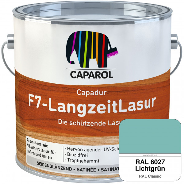 Capadur F7-LangzeitLasur (RAL 6027 Lichtgrün)