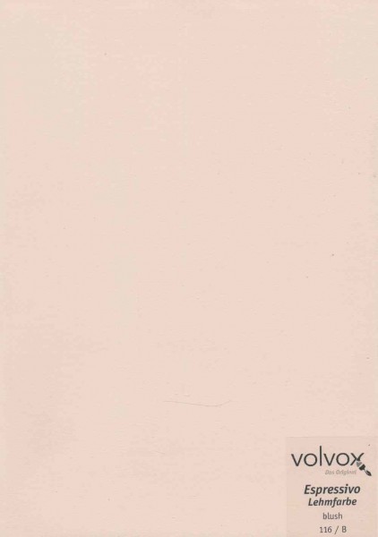 Volvox Espressivo Lehmfarbe - blush