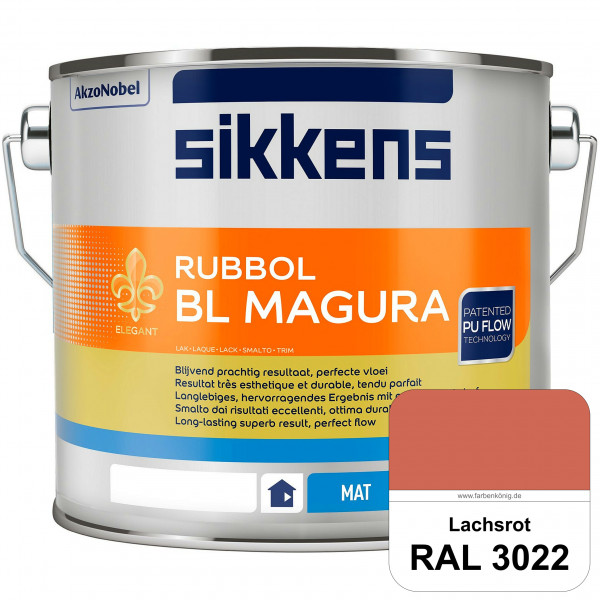 Rubbol BL Magura (RAL 3022 Lachsrot) matter PU-Lack (wasserbasiert) innen & außen