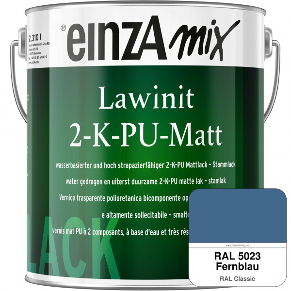 einzA Lawinit 2-K-PU Matt Stammlack (RAL 5023 Fernblau)