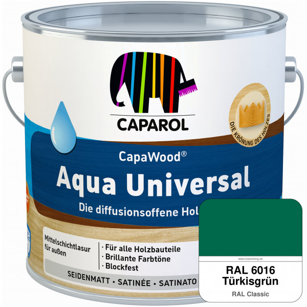 CapaWood® Aqua Universal (RAL 6016 Türkisgrün)