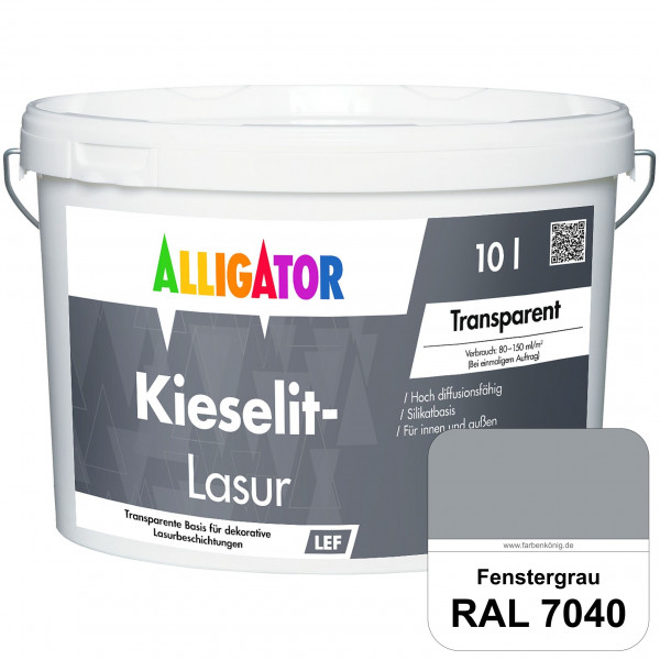 Kieselit-Lasur (RAL 7040 Fenstergrau)