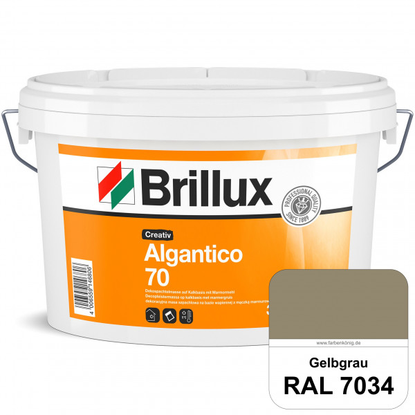 Creativ Algantico 70 (RAL 7034 Gelbgrau) Dekospachtelmasse auf Kalkbasis, zur Oberflächengestaltung