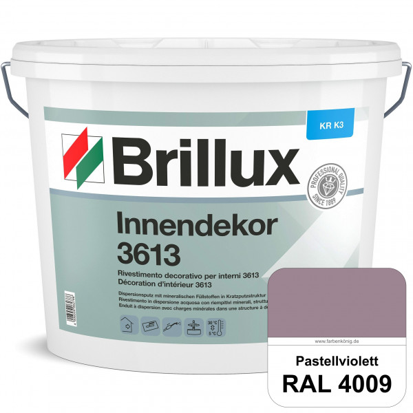 Innendekor ELF KR-K3 3613 (RAL 4009 Pastellviolett) Kratzputz nach zur Erzielung dekorativer und str