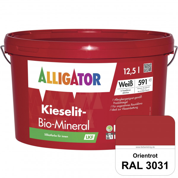 Kieselit-Bio-Mineral LKF (RAL 3031 Orientrot)
