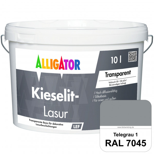Kieselit-Lasur (RAL 7045 Telegrau 1)