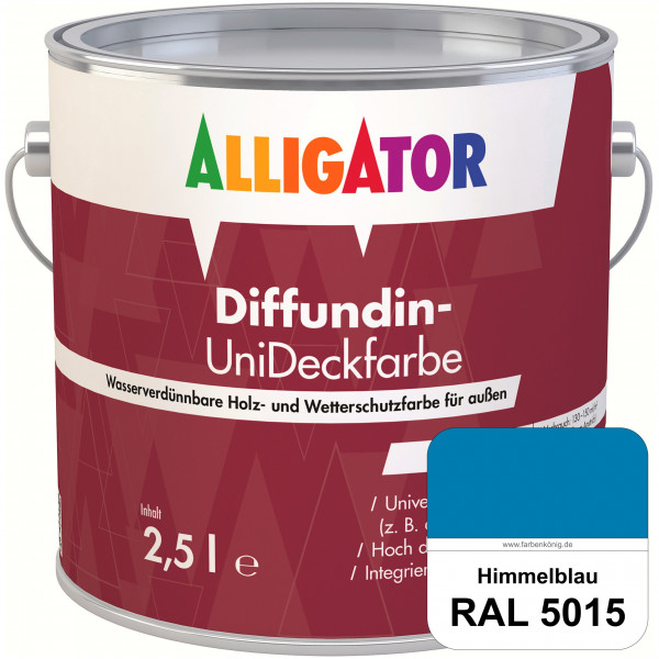 ALLIGATOR Diffundin-UniDeckfarbe (RAL 5015 Himmelblau)