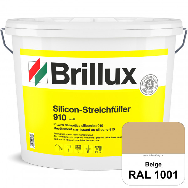 Silicon-Streichfüller 910 (RAL 1001 Beige) Optischen Egalisierung von z.B. Strukturunterschieden & A