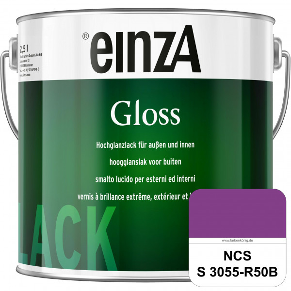 einzA Gloss (NCS S 3055-R50B) Hochwertiger Alkydharzlack in Premium-Qualität, hochglänzend.