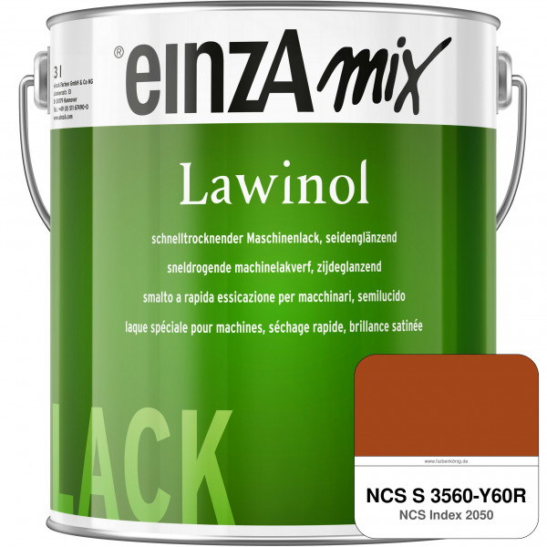 einzA Lawinol seidenglänzend (NCS S 3560-Y60R)