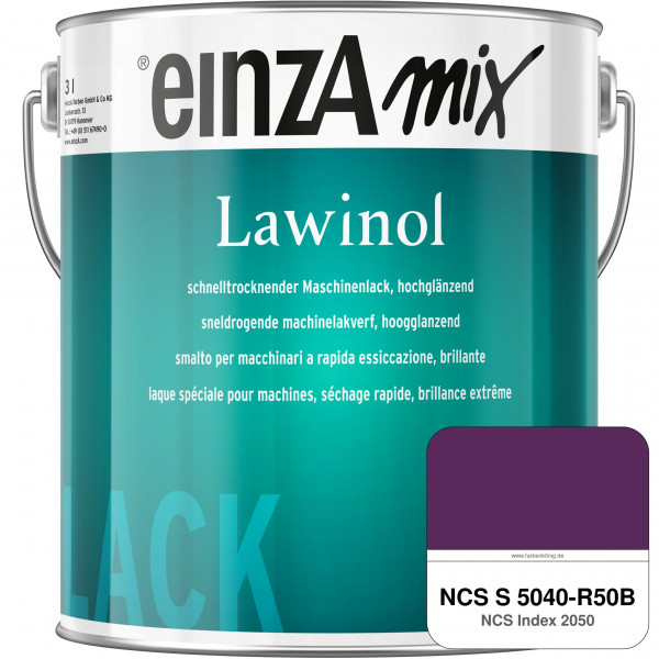 einzA Lawinol hochglänzend (NCS S 5040-R50B)