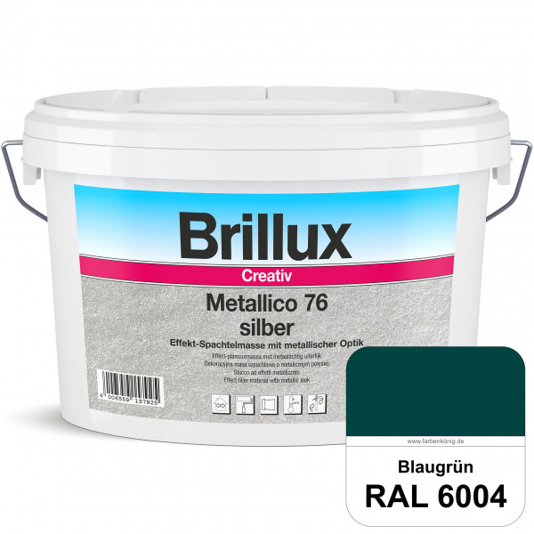 Creativ Metallico 76 (RAL 6004 Blaugrün) Effektspachtelmasse für Oberflächen mit metallischer Optik