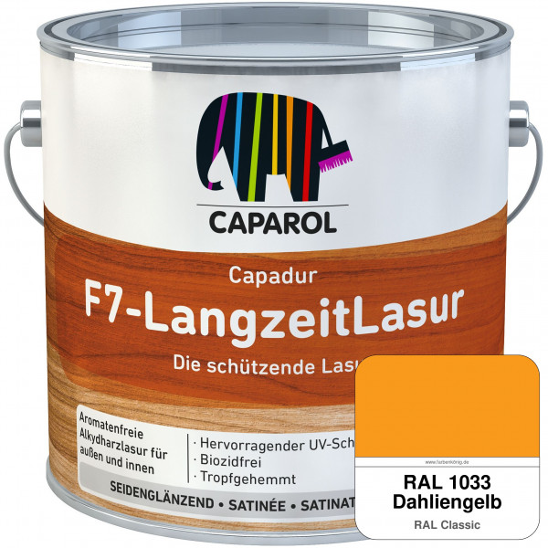 Capadur F7-LangzeitLasur (RAL 1033 Dahliengelb)