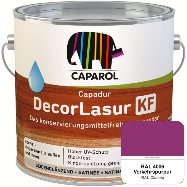 Caparol Capadur DecorLasur KF (RAL 4006 Verkehrspurpur)