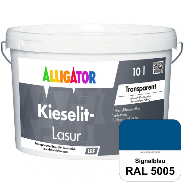 Kieselit-Lasur (RAL 5005 Signalblau)