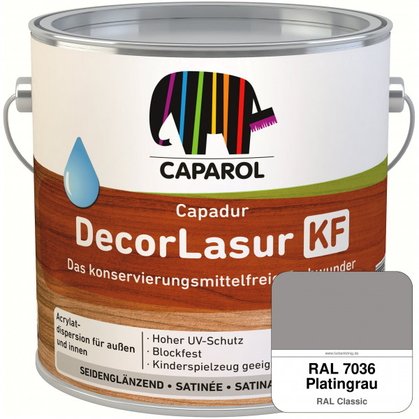 Caparol Capadur DecorLasur KF (RAL 7036 Platingrau)