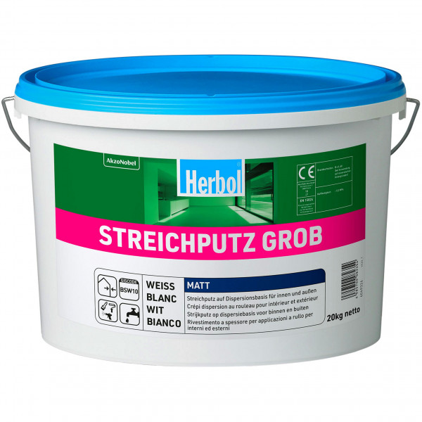 Streichputz Grob (Weiß)