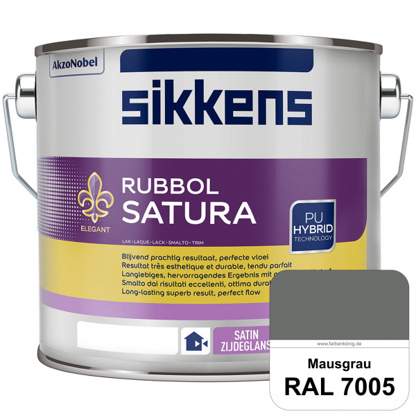 Rubbol Satura (B-Ware) - 2,5 Liter (RAL 7005 Mausgrau)