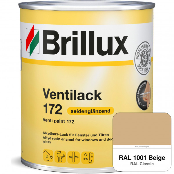 Ventilack Seidenglanz 172 (RAL 1001 Beige)
