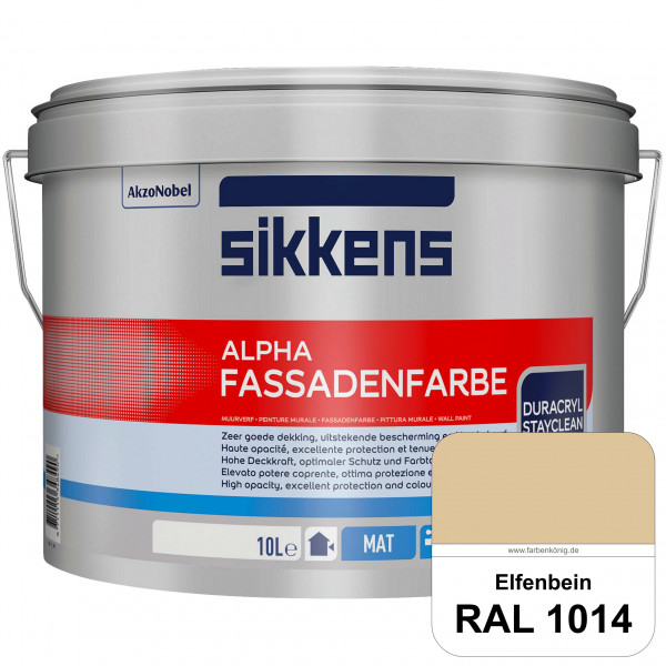 Alpha Fassadenfarbe (RAL 1014 Elfenbein)