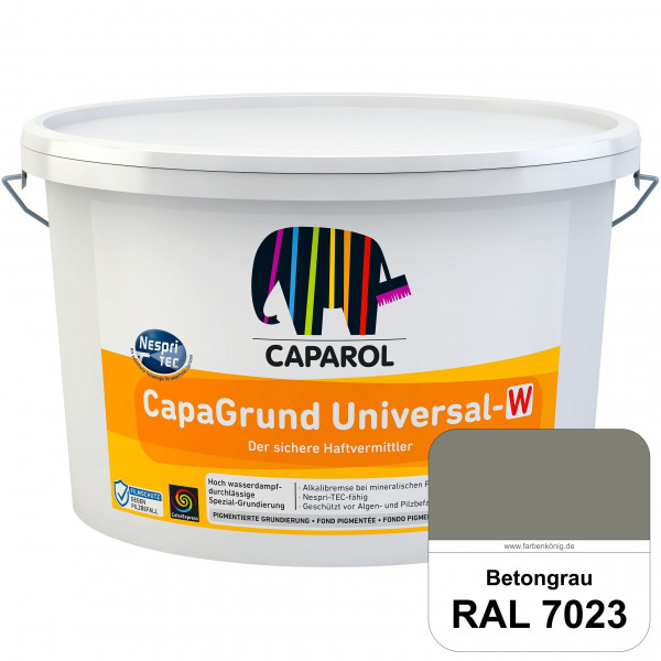 CapaGrund Universal-W (RAL 7023 Betongrau) hoch wasserdampfdurchlässige Spezial-Grundierung (innen &