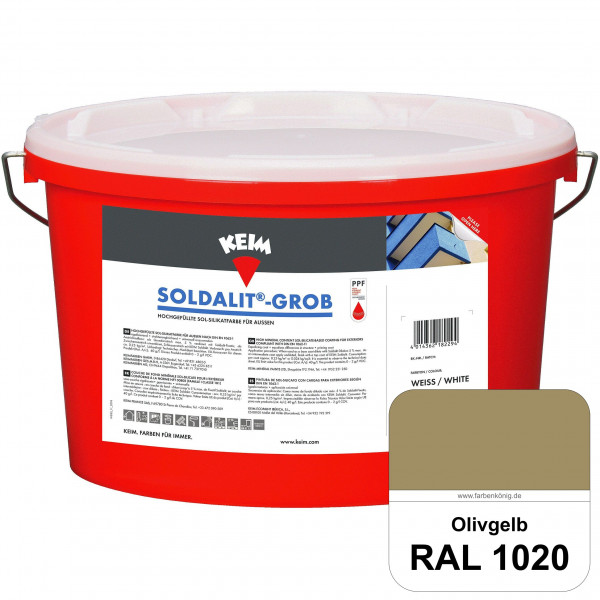 KEIM Soldalit®-Grob (RAL 1020 Olivgelb)