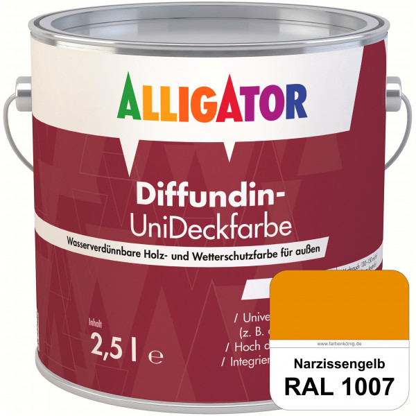ALLIGATOR Diffundin-UniDeckfarbe (RAL 1007 Narzissengelb)