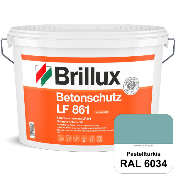 Betonschutz LF 861 (RAL 6034 Pastelltürkis) Wetterbeständige Lasur für mineralischen Untergründen z.