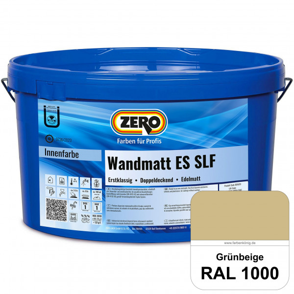 Wandmatt ES SLF (RAL 1000 Grünbeige)