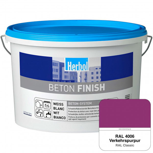 Beton Finish (RAL 4006 Verkehrspurpur)