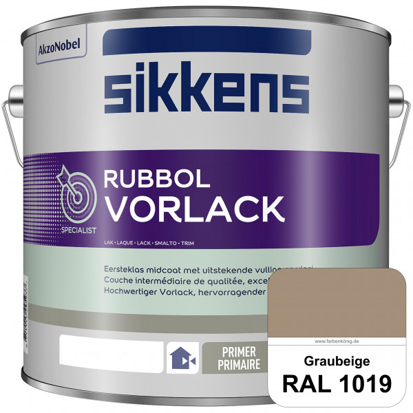 Rubbol Vorlack (RAL 1019 Graubeige) Aromatenfreier Vorlack der Spitzenklasse (außen & innen)