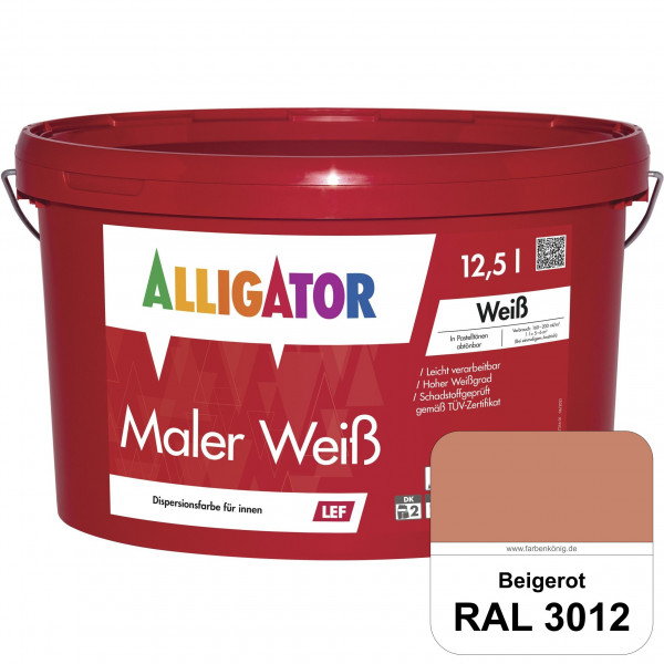 Maler Weiß LEF (RAL 3012 Beigerot)