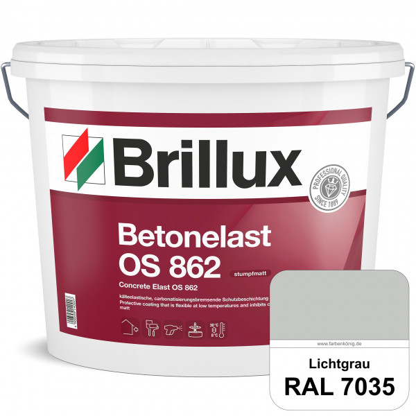 Betonelast OS 862 (RAL 7035 Lichtgrau) Wetterbeständige & UV-Schutzbeschichtung für Betonflächen (au