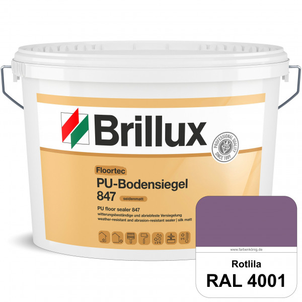 Floortec PU-Bodensiegel ELF 847 (RAL 4001 Rotlila) seidenmatt, witterungsbeständig, außen & innen