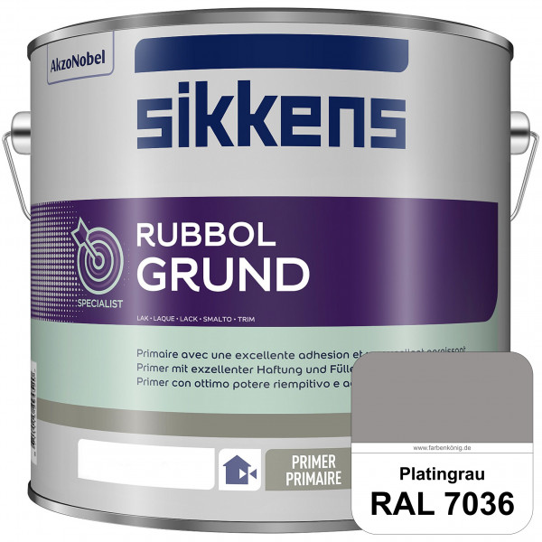 Rubbol Grund (RAL 7036 Platingrau) Seidenmatte Grund- und Zwischenbeschichtung auf Kunstharzbasis (i