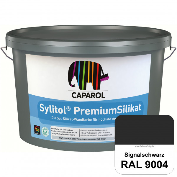 Caparol Sylitol PremiumSilikat (RAL 9004 Signalschwarz) - ehemals Histolith PremiumSilikat