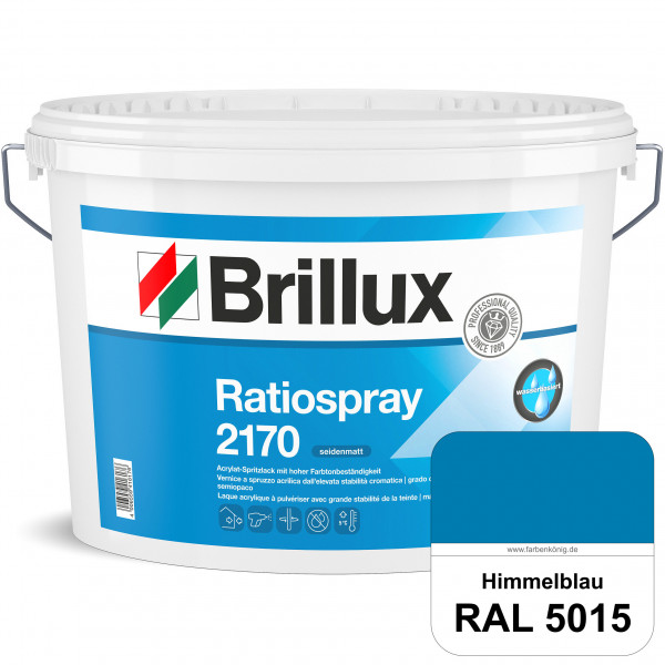 Ratiospray 2170 (RAL 5015 Himmelblau) wasserbasierter, seidenmatter & farbtonbeständiger Allround-Sp