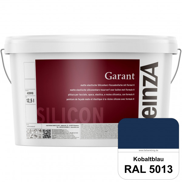 einzA Garant (RAL 5013 Kobaltblau) elastische Siliconharz-Fassadenfarbe