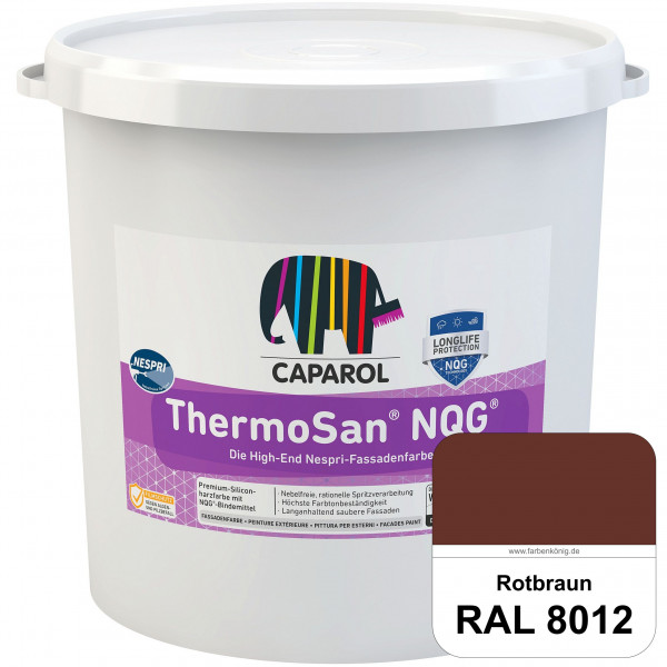 ThermoSan® NQG® Nespri (RAL 8012 Rotbraun) Siliconharz-Bindemittelkombination mit integrierter Nano-